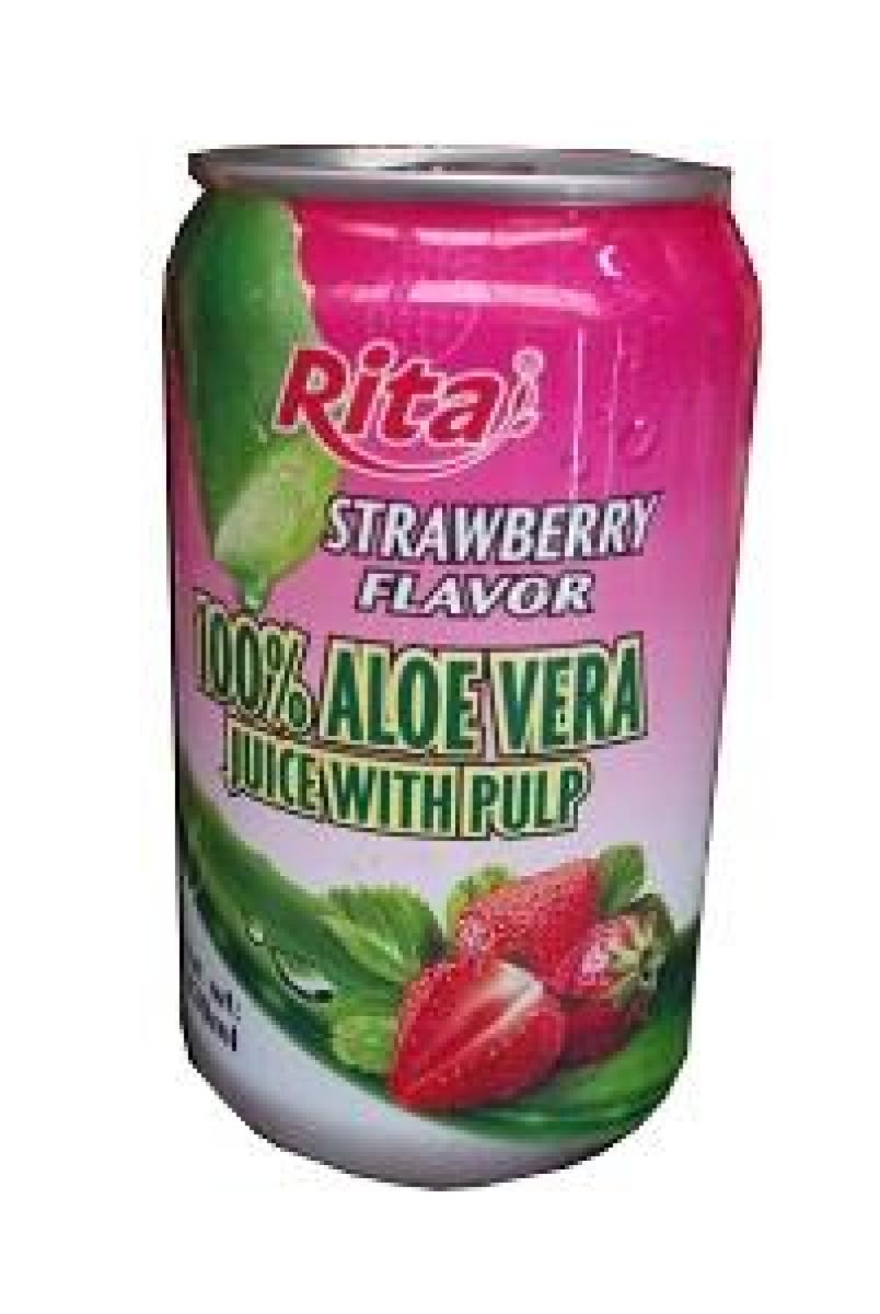 Aloe Vera Juice With Pulp Strawberry Flavour