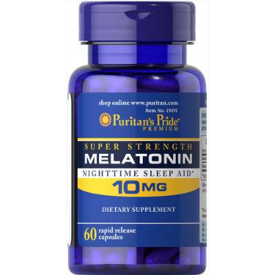Puritan's Pride Melatonin Night Time Sleep Aid 10 mg