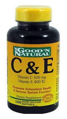 Vitamin C 500 mg & Vitamin E 400 IU 50 Soft Gels