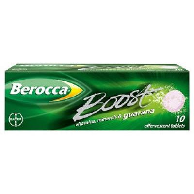 Boost With Vitamins, Minerals & Guarana 10 Effervescents