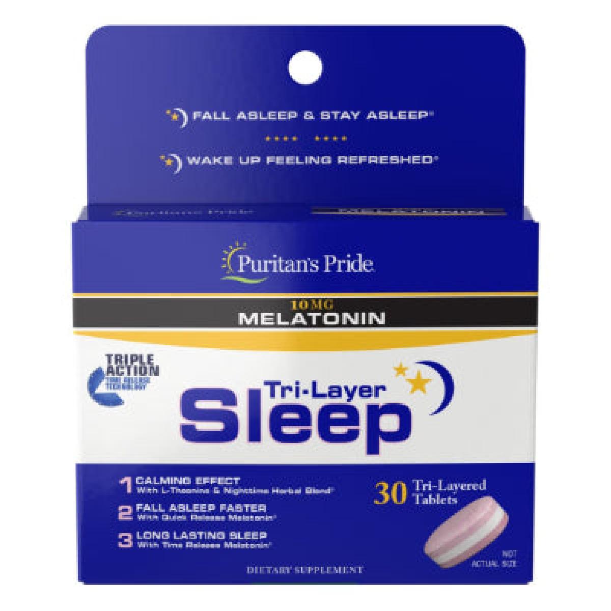 Puritan's Pride Melatonin Night Time Sleep Aid 10 mg