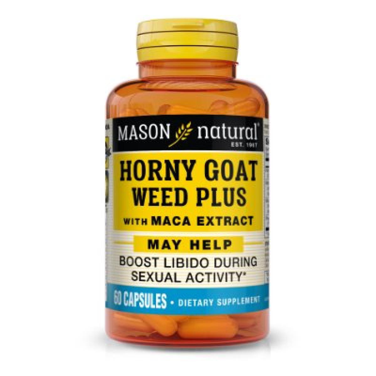 Natural Horny Goat Weed Plus With Maca Extract