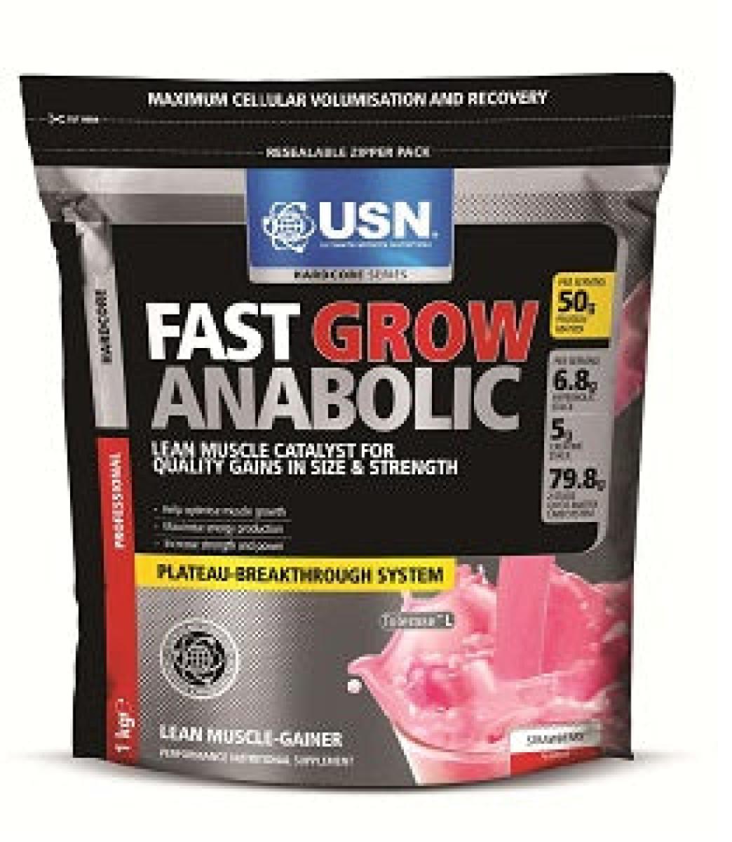 Fast Grow Anabolic All-In-One Lean Muscle Strawberry Flavour