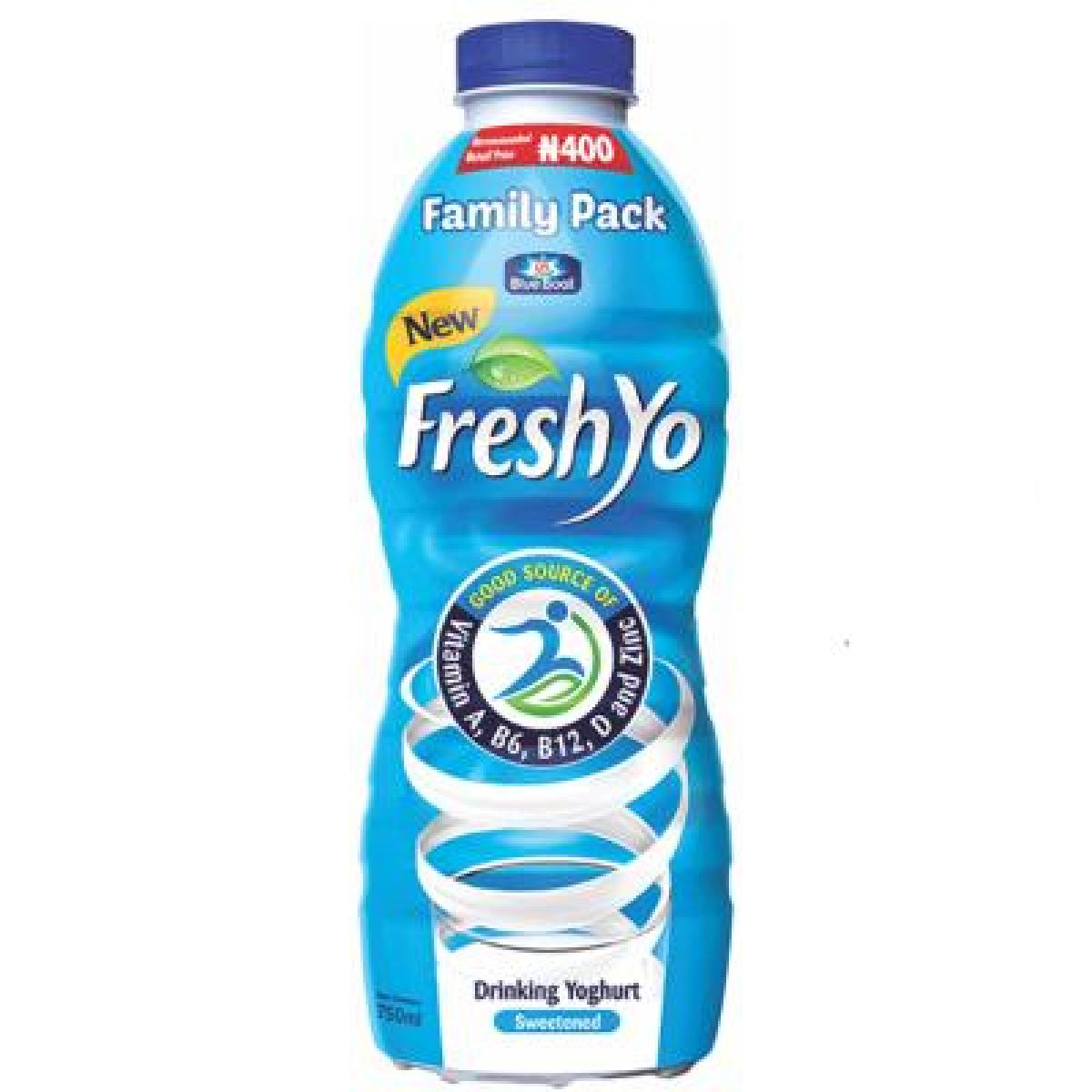 Fresh Yo Yoghurt Plain Sweetened