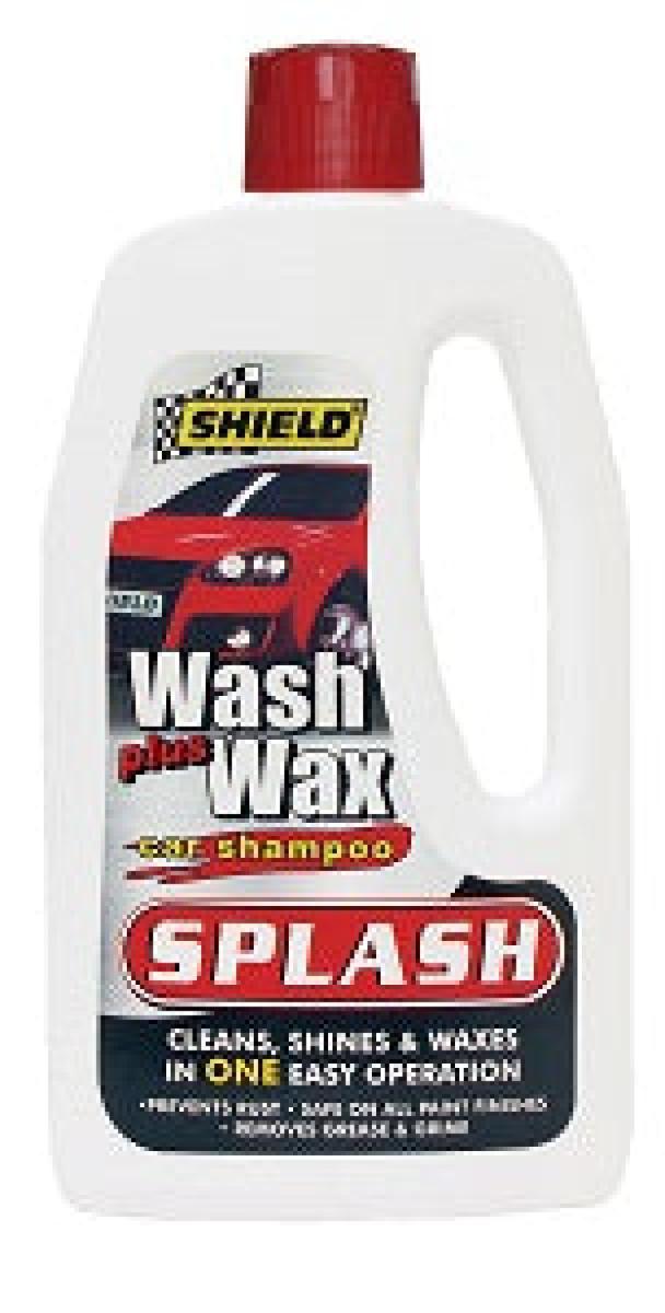 Wash Plus Wax Car Shampoo Splash