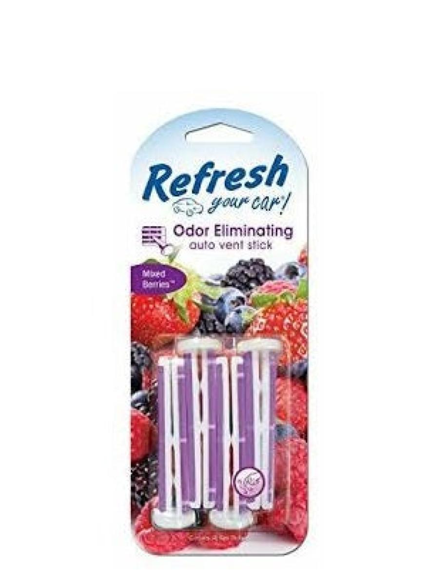 Car Air Freshener Vent Sticks Mixed Berries x4