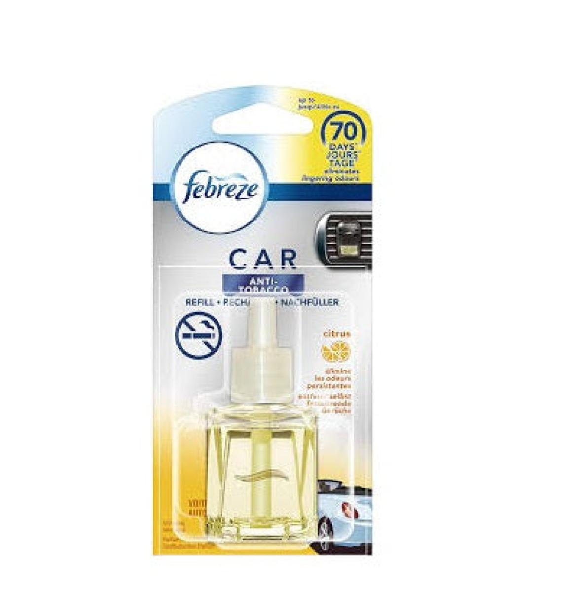 Car Air Freshener Refill Citrus Anti-Tobacco