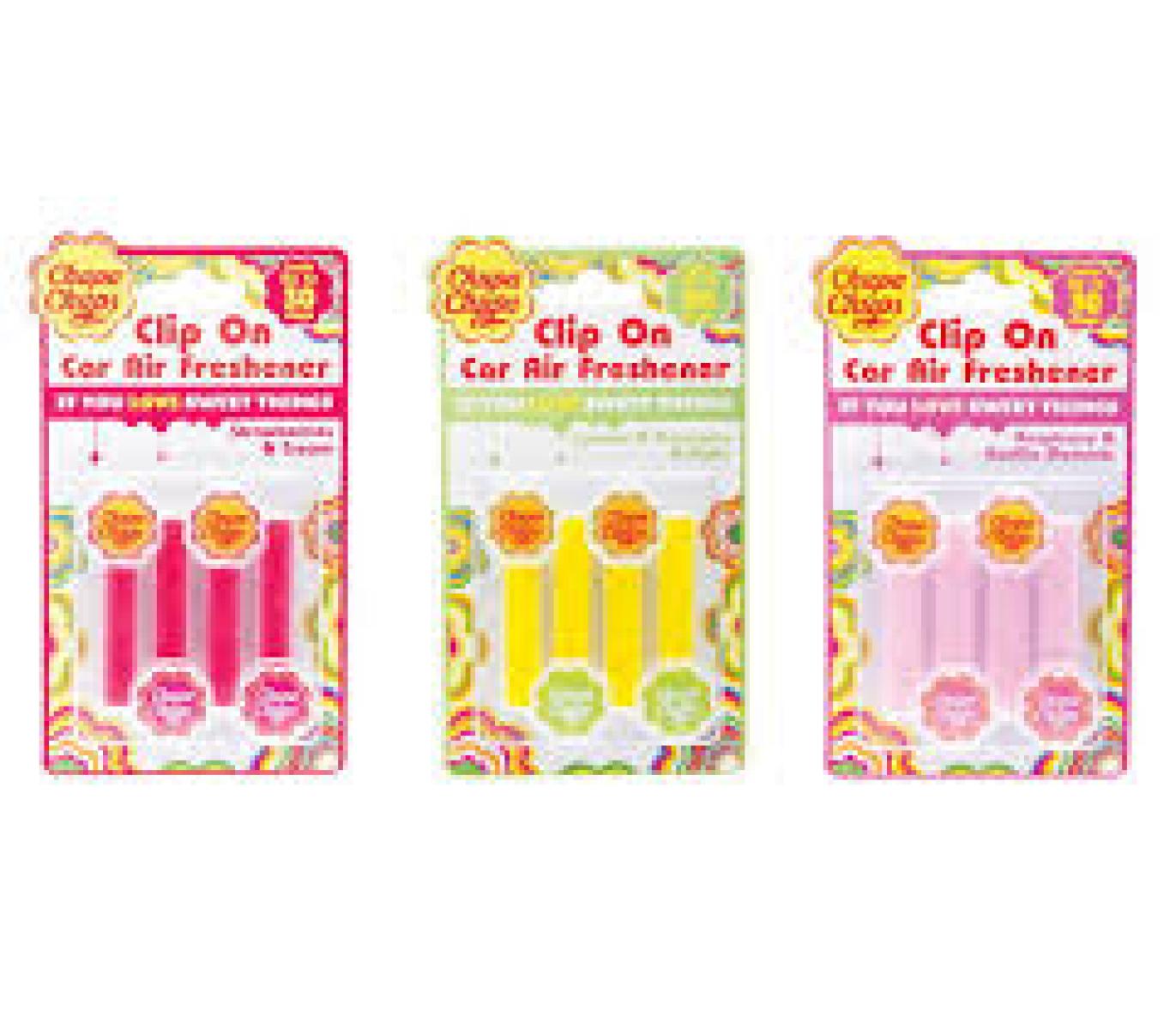 Car Air Freshener Raspberry, Vanilla & Cream & Wide Watermelon x2