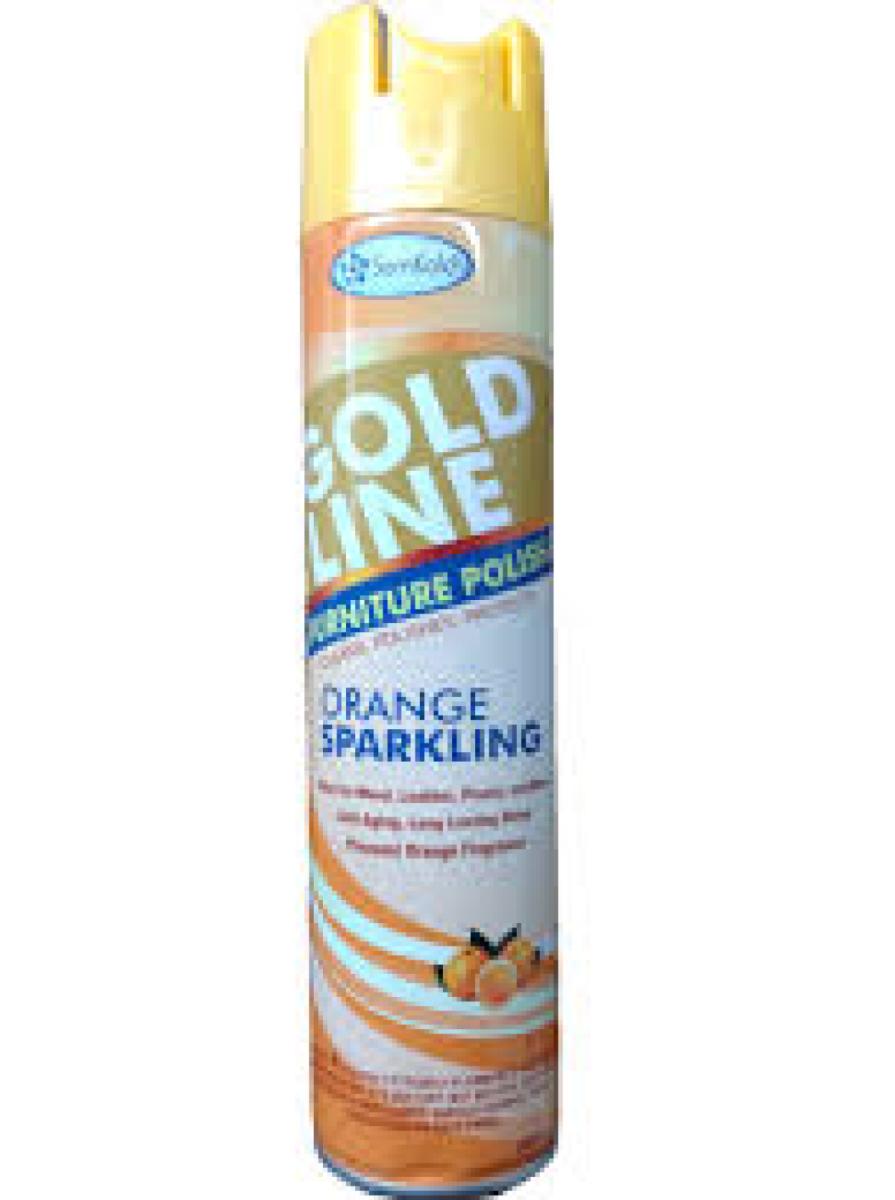 Gold Line Orange Sparkling Furniture Polish