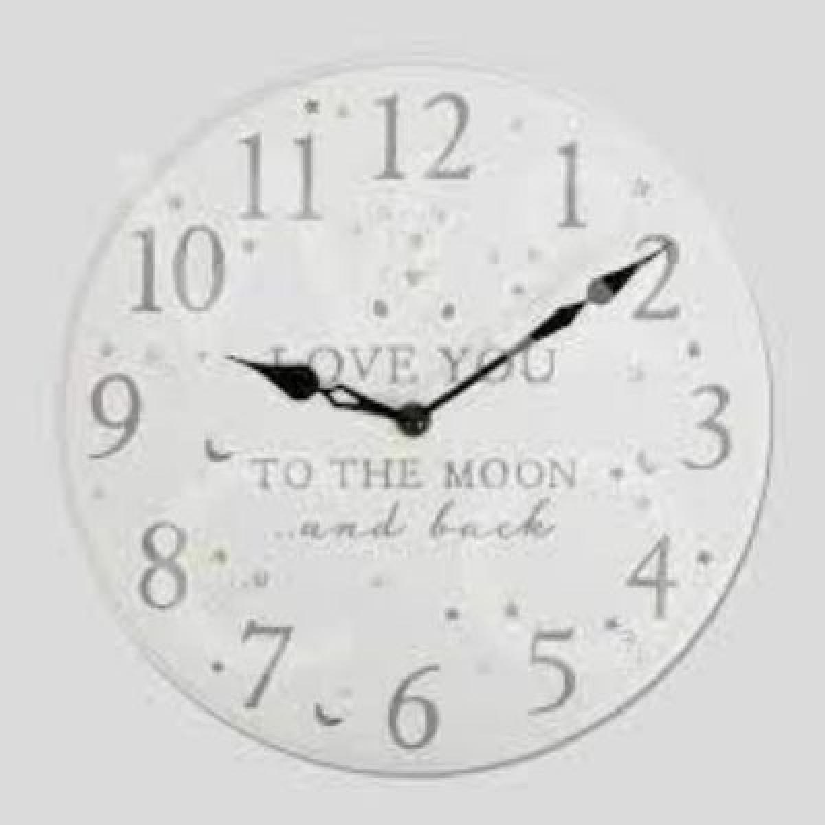 Hometime Clock Bambino Love You To The Moon & Back