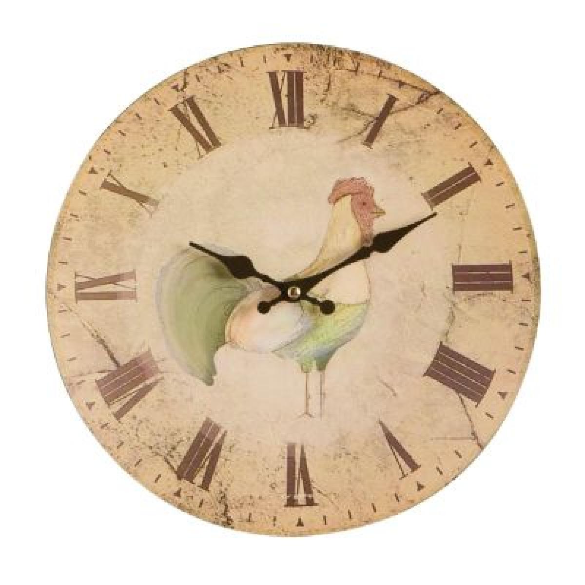Wall Clock MDF Home To Roost