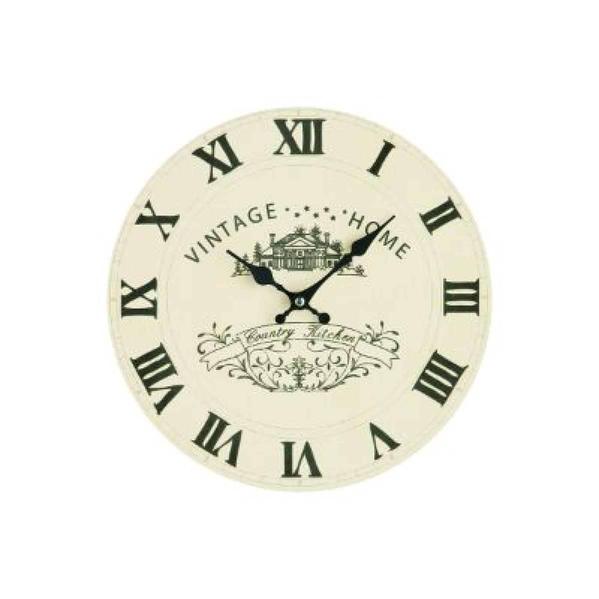 Wall Clock MDF Vintage Home
