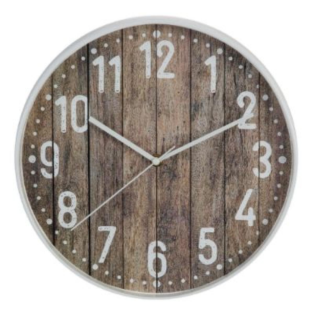 Hometime Wall Clock White Egde - Plastic Case