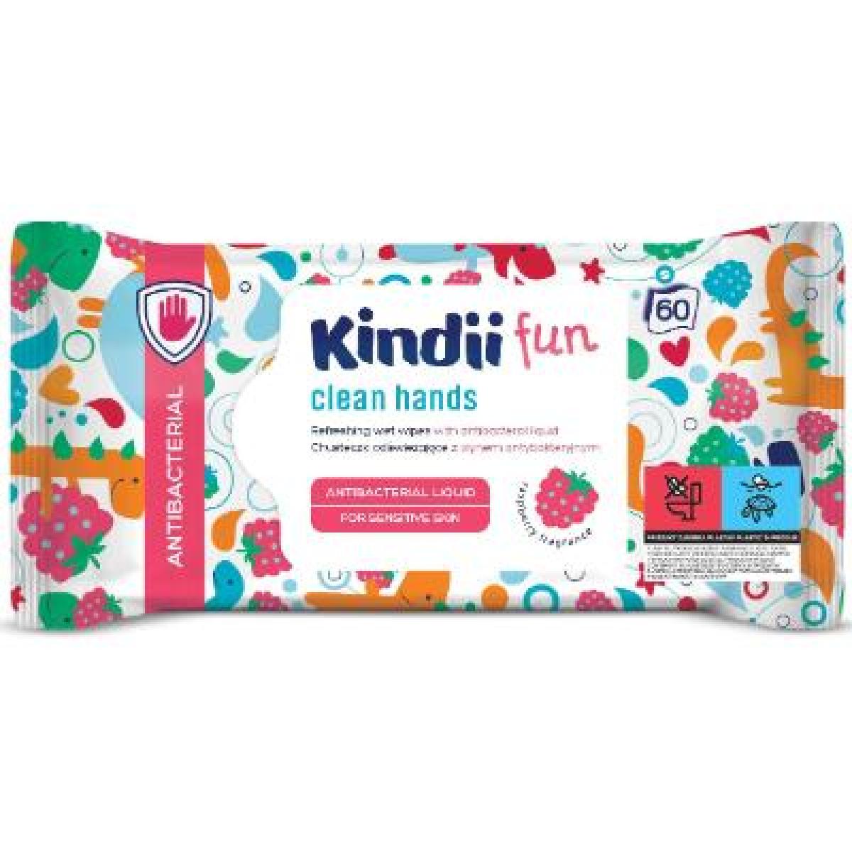Fun Clean Hands Refreshing Anti-Bacterial Wet Wipes x60