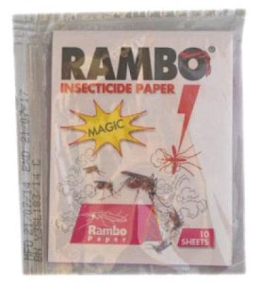 Insecticide Paper For Mosquitoes