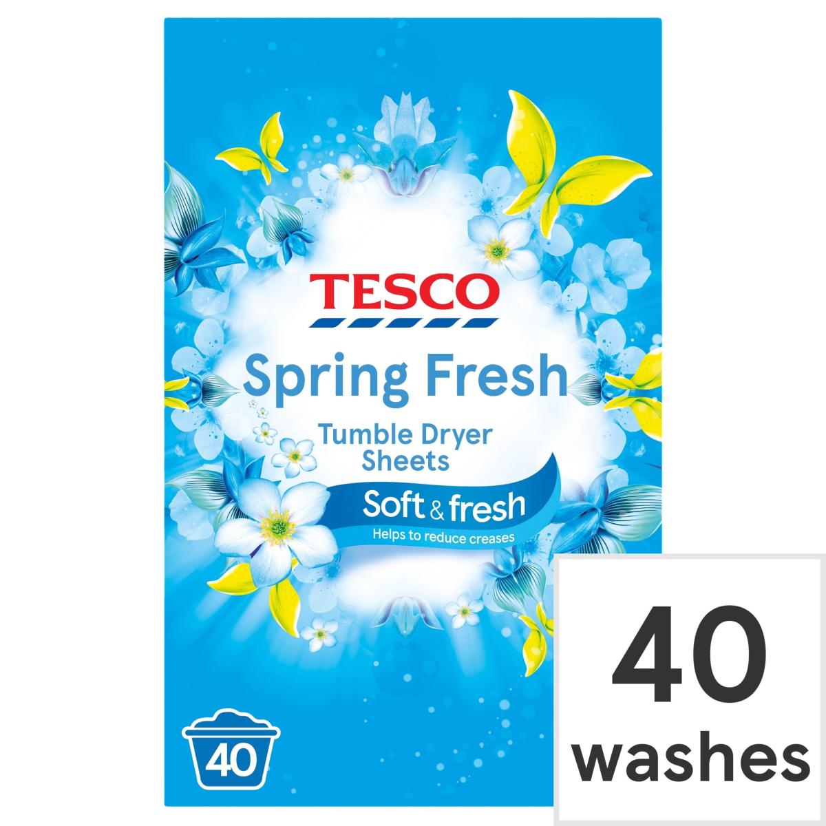 Spring Fresh Tumble Dryer Sheets x40
