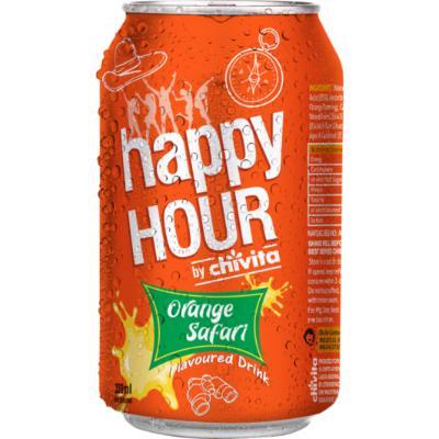 Chivita Happy Hour Orange Safari Can