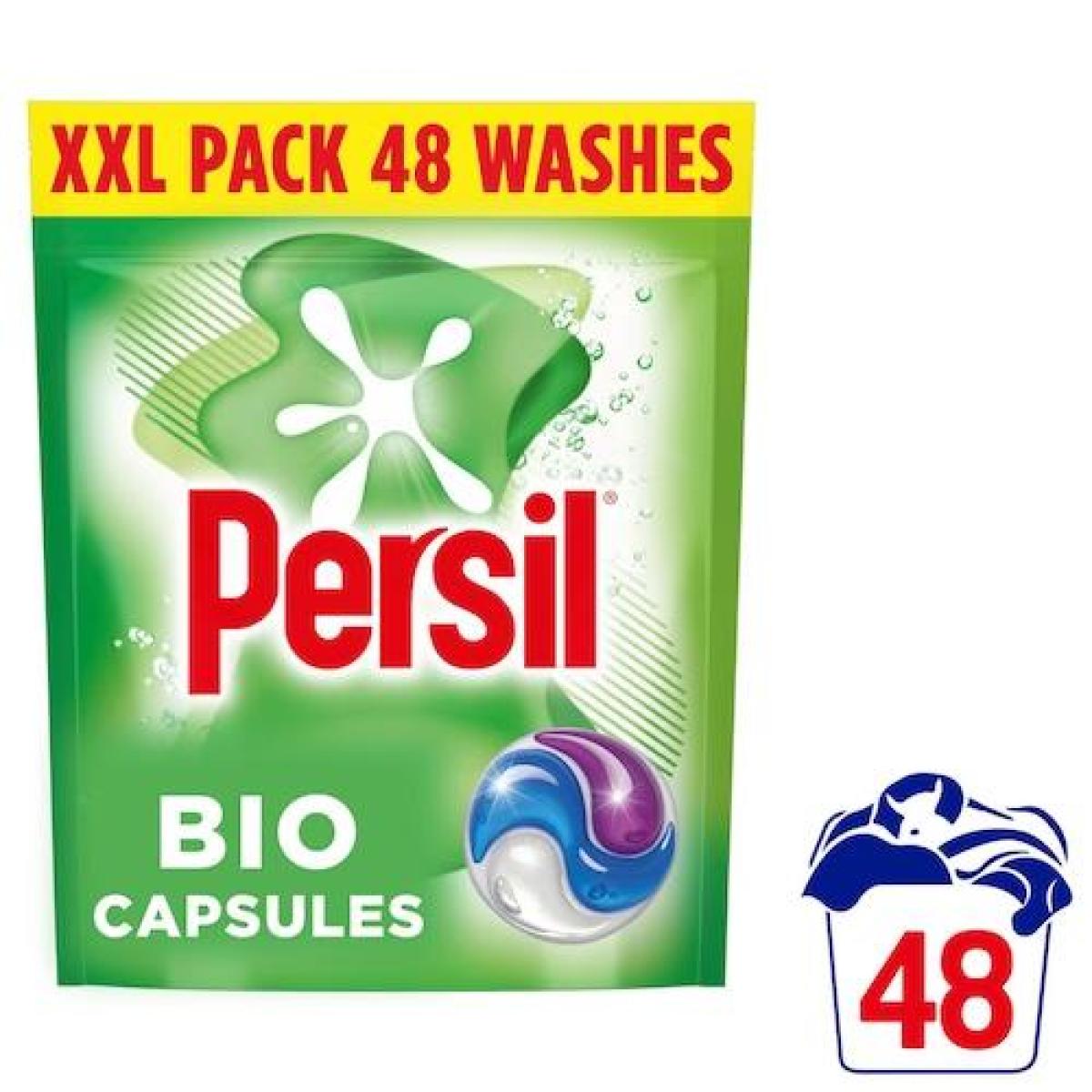 Bio 3 in 1 Laundry Washing Detergent Capsules 48 Washes