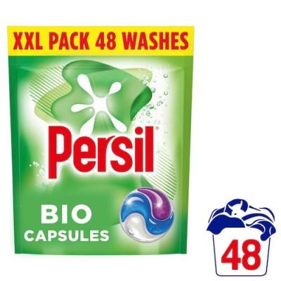 Bio 3 in 1 Laundry Washing Detergent Capsules 48 Washes