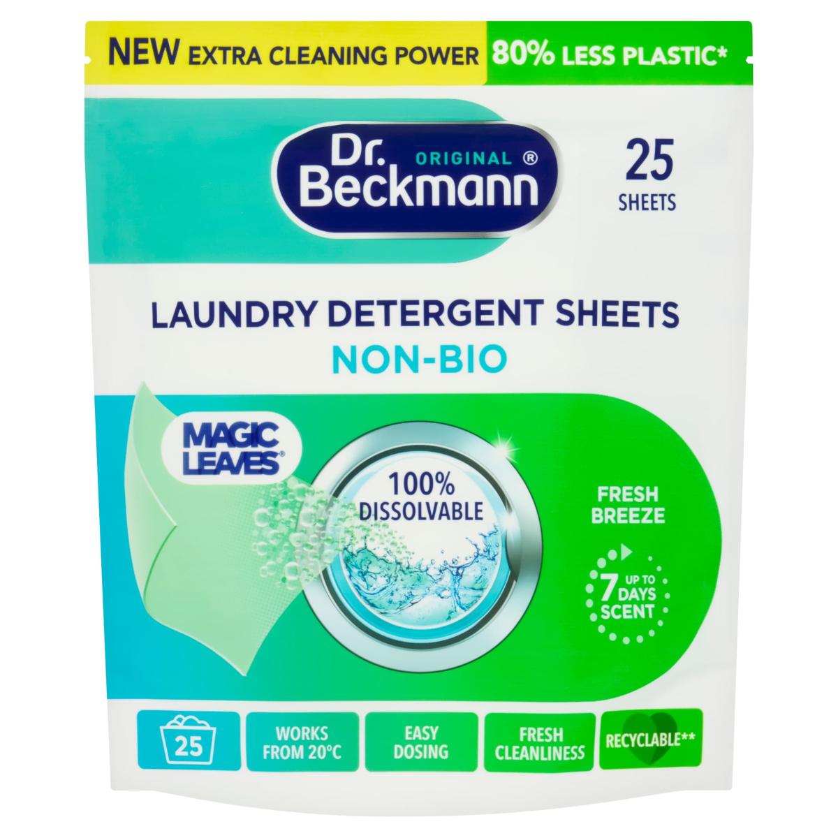 Laundry Detergent Sheet Magic Leaves Non-Bio x25