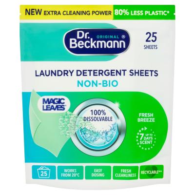 Laundry Detergent Sheet Magic Leaves Non-Bio x25
