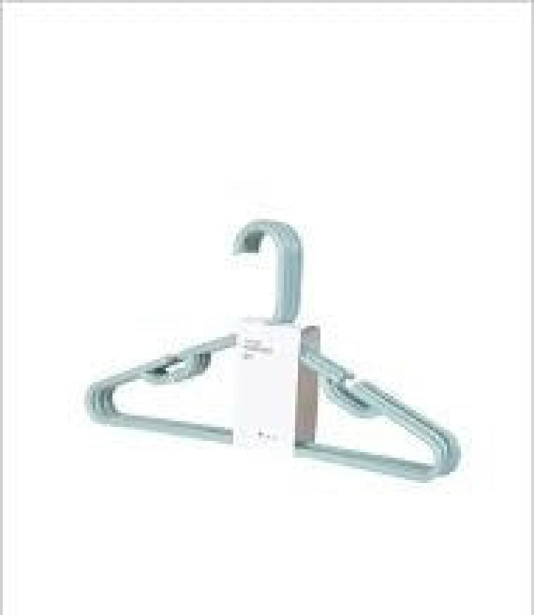 Simple Clothes Plastic Hanger - Mint Green x10