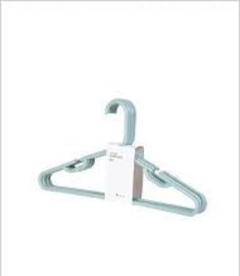 Simple Clothes Plastic Hanger - Mint Green x10