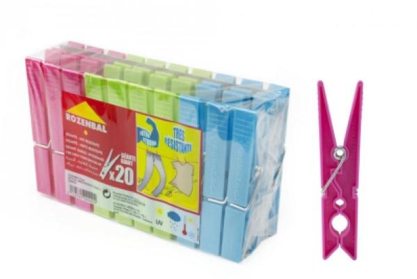 Twin Material Plastic Pegs 102402 x20