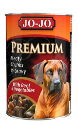 Dog Food Premium Meaty Chunks In Gravy With Beef & Vegetables