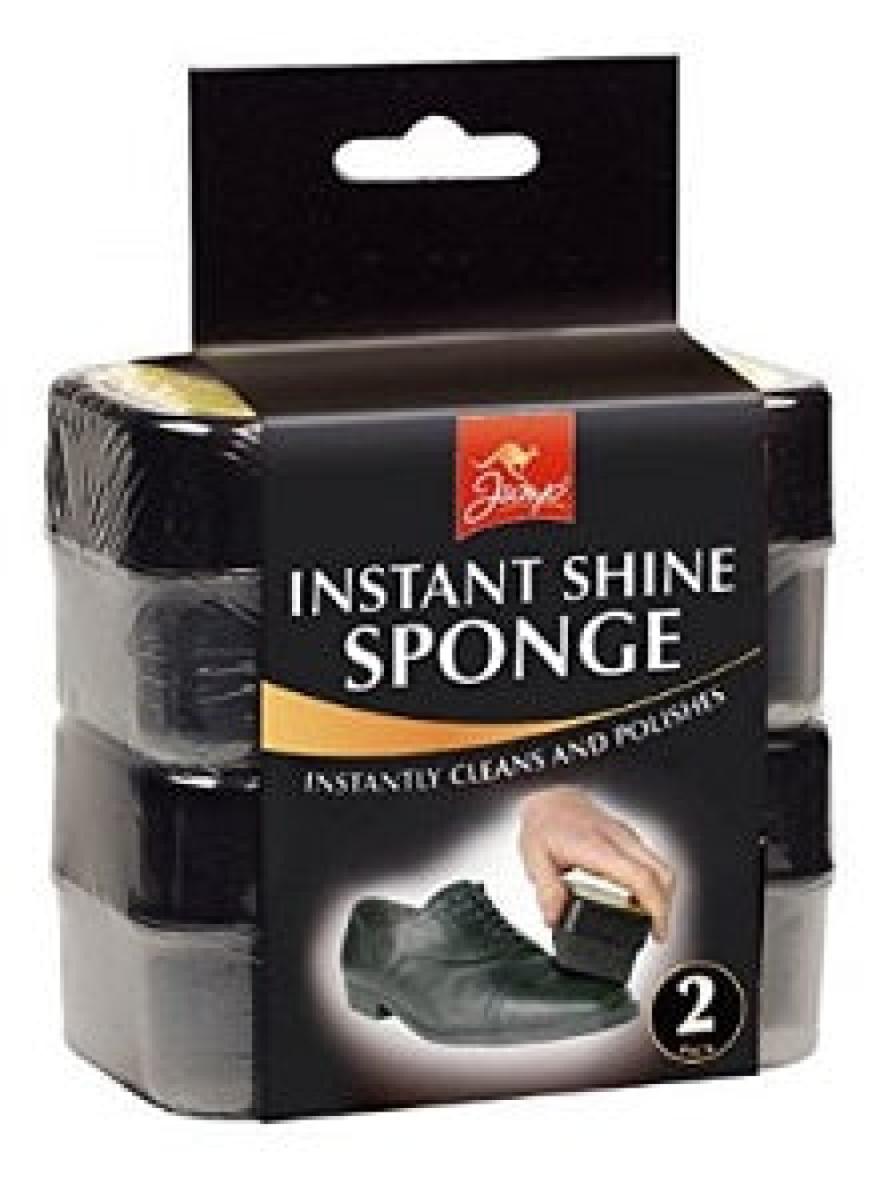 Instant Shoe Shine Sponge x2