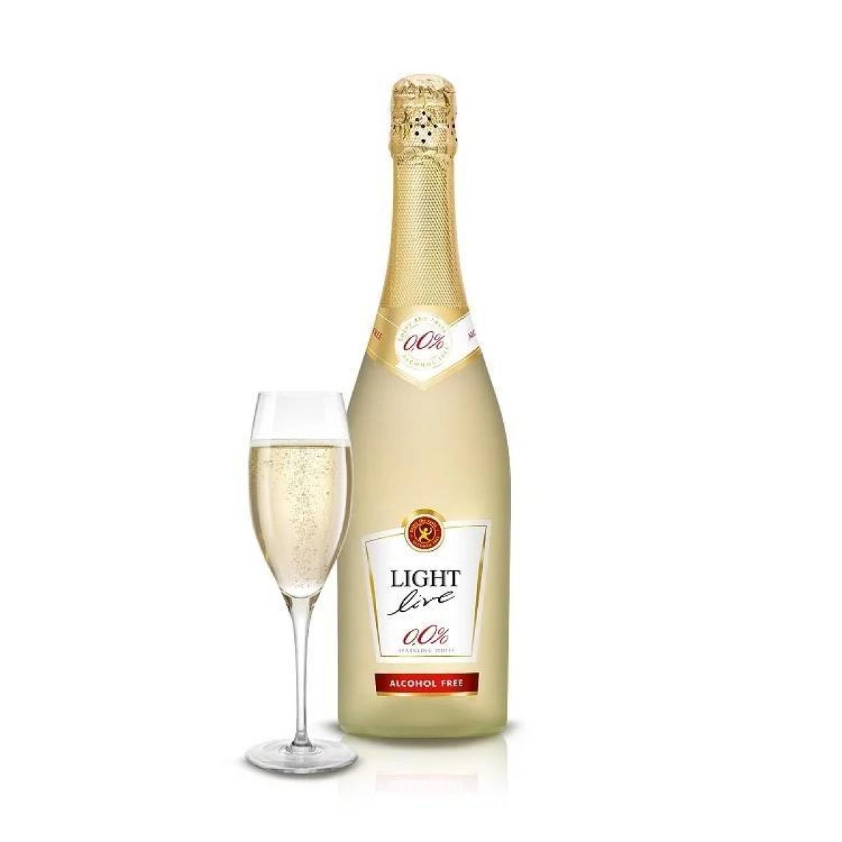 Sparkling White Alcohol-Free Wine