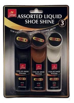 Assorted Liquid Shoe Shine 3 Colours (Black, Brown, Neutral)