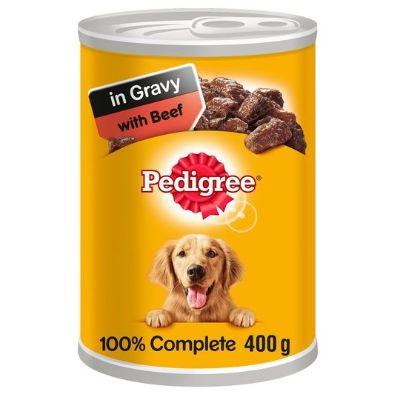 Dog Food In Gravy With Beef