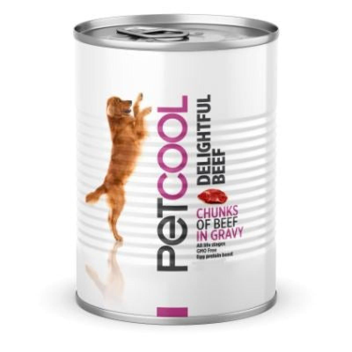 Delightful Beef Chunks In Gravy Dog Food