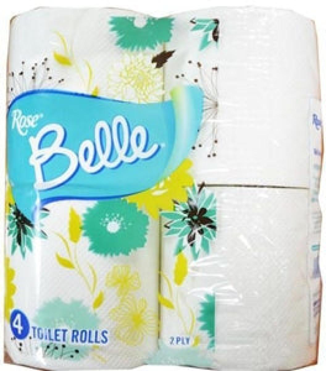 Rose Belle Toilet Tissue 2 Ply