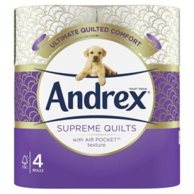 Toilet Tissue Supreme Quilts 2 Ply