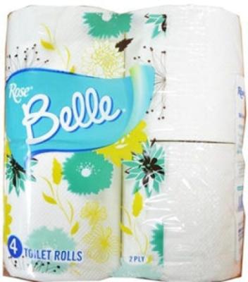 Rose Belle Toilet Tissue 2 Ply