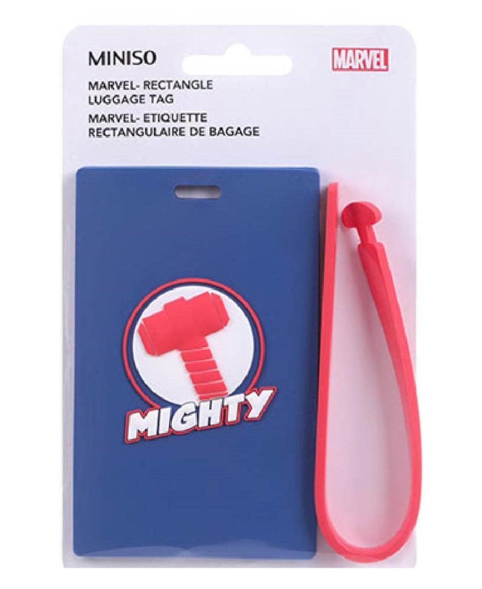 Rectangle Luggage Tag - Mighty Marvel