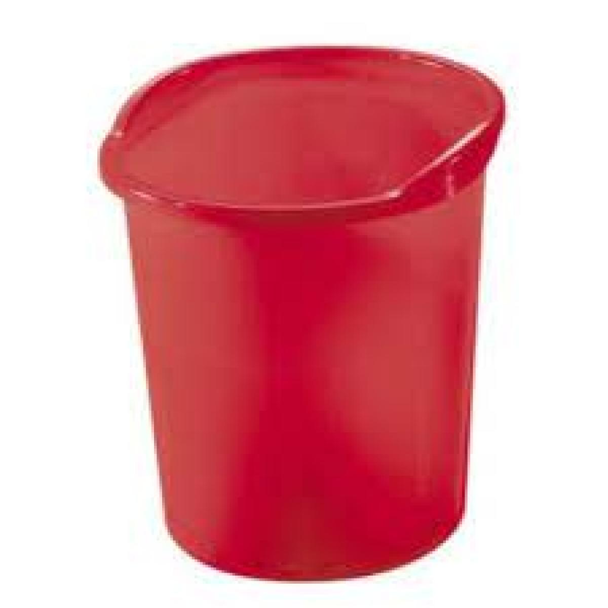 Waste Paper Basket 13 L - Raspberry Translucent