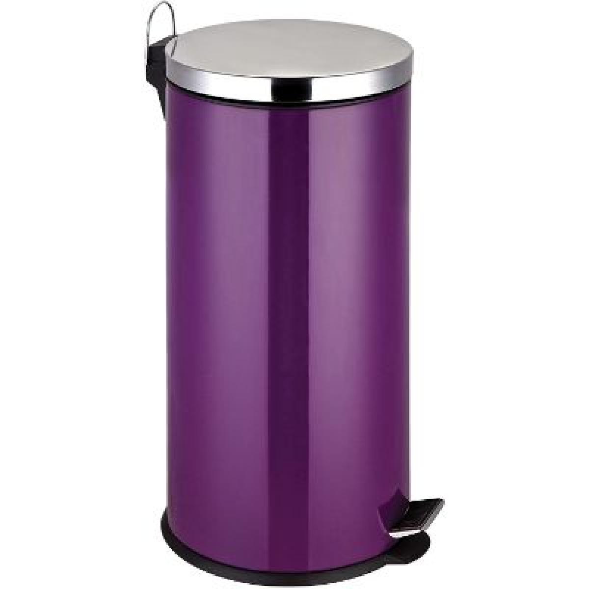 Pedal Bin 30 x 35.5 x 65 cm - Purple - 30 Litres