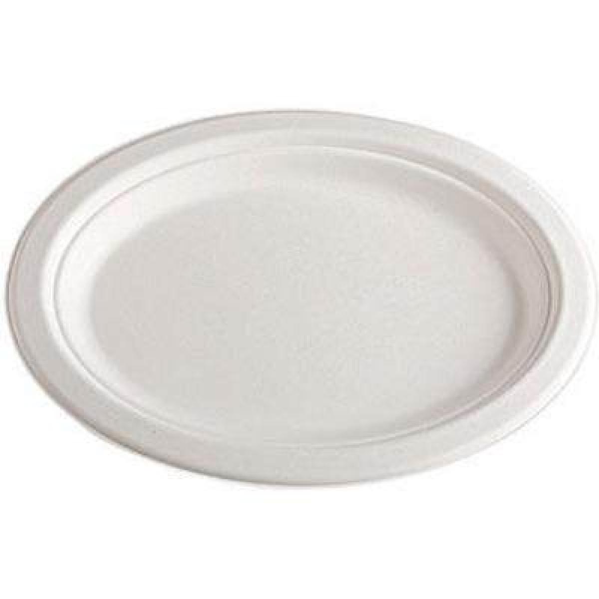 Biodegradable Oval Plate 10 Inches