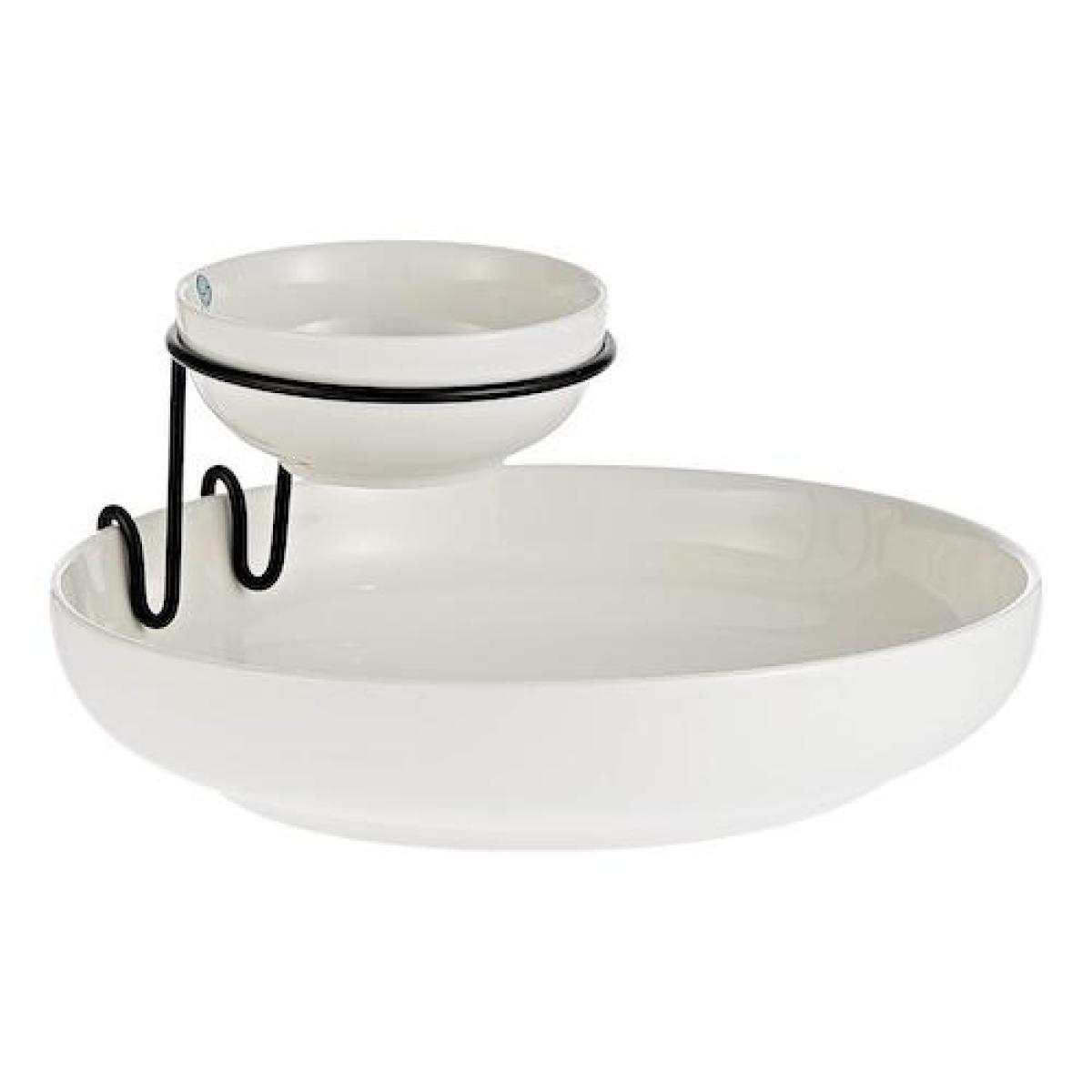 Pearl Chip & Dip Set With Stand 3 Pieces SY7158