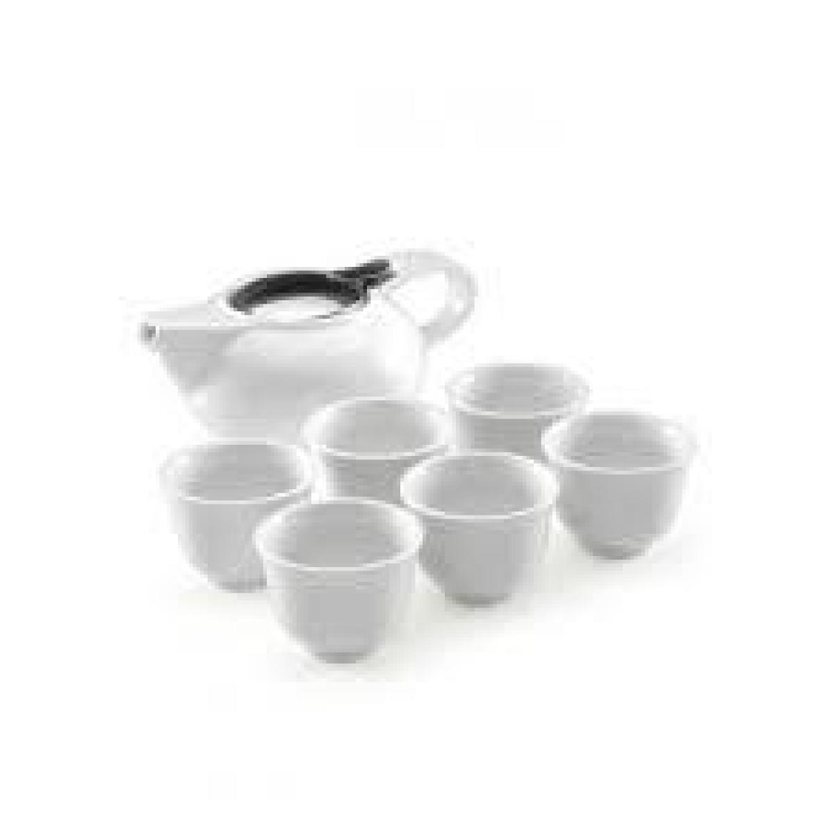 Cha Set Teapot With Infuser & 6 Cups 7 Pieces SY4331