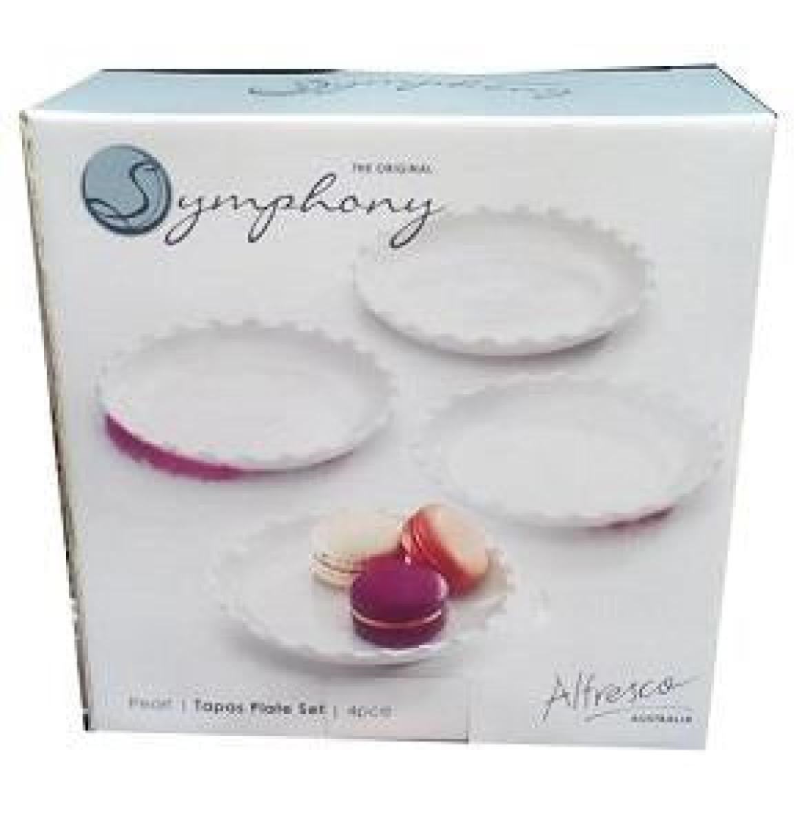 Pearl Tapas Plate Set x4