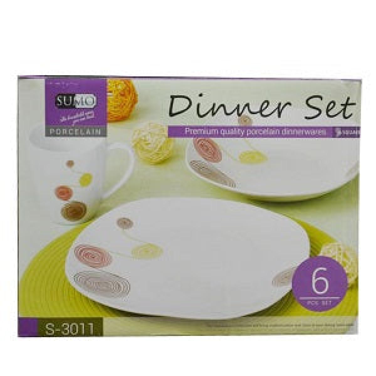 Porcelain Dinner Set Maciel x6