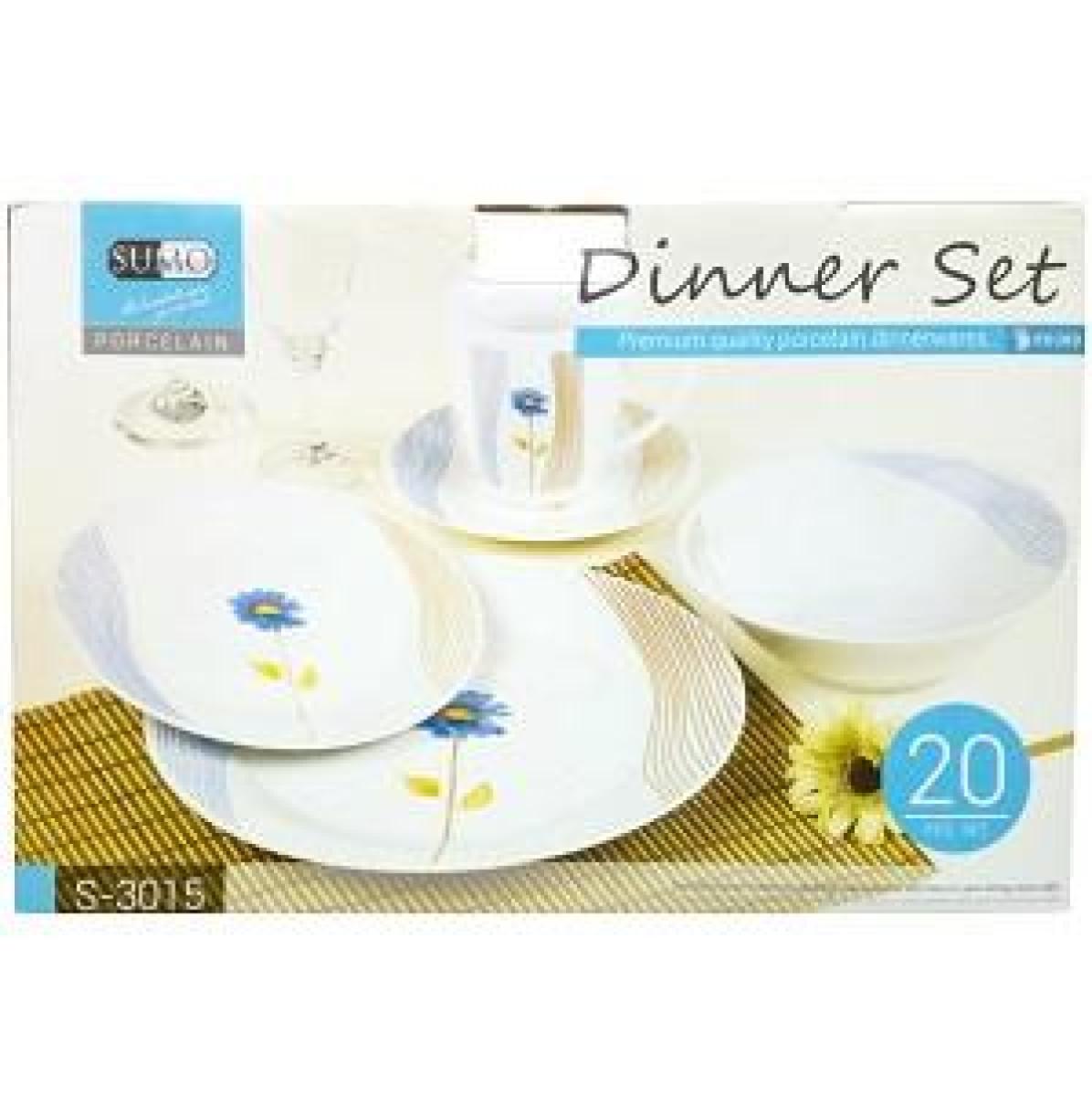 Porcelain Dinner Set Round x20