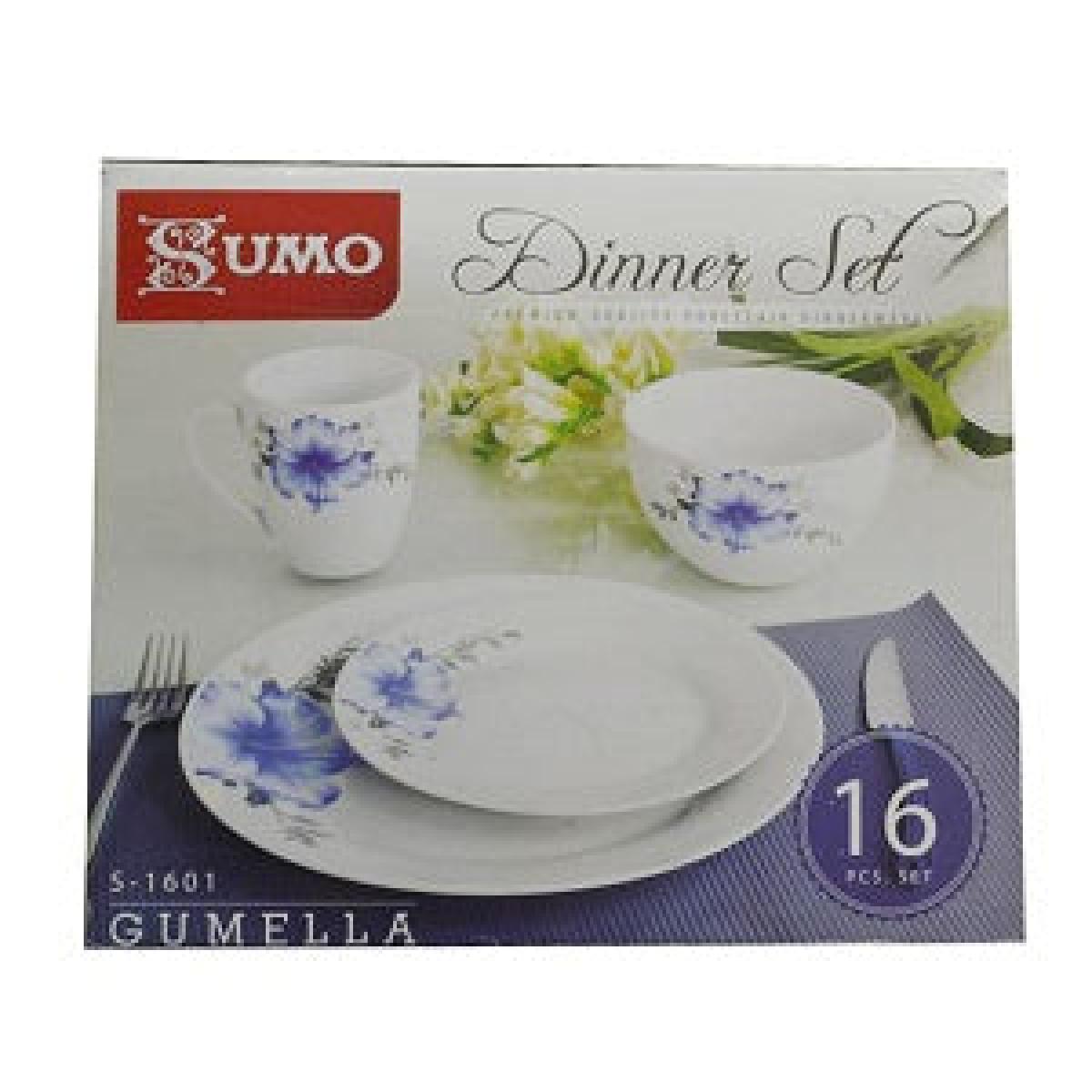 Porcelain Dinner Set Gumella x16