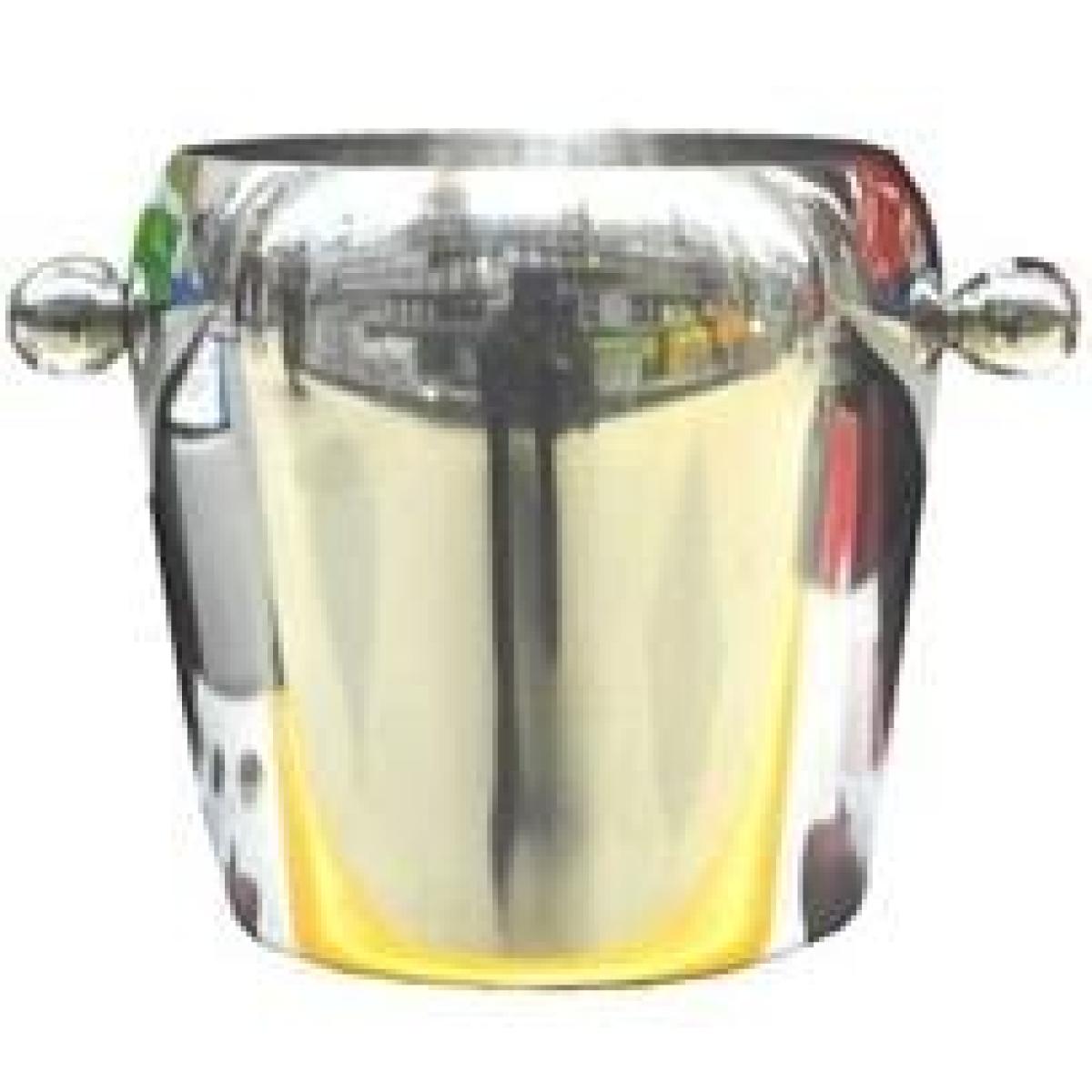Stainless Steel Ice Bucket With Knob