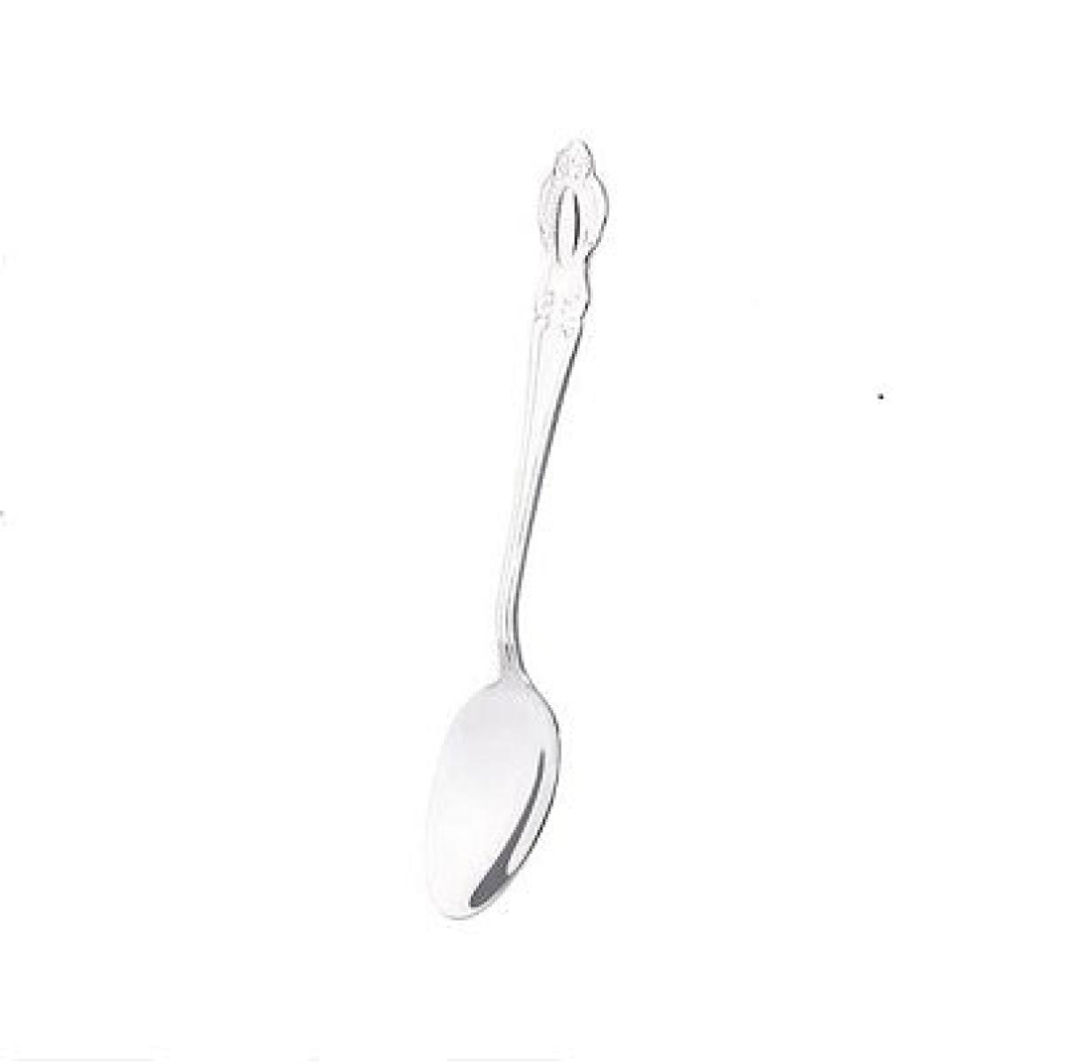 Decorated Stainless Steel Small Round Spoon