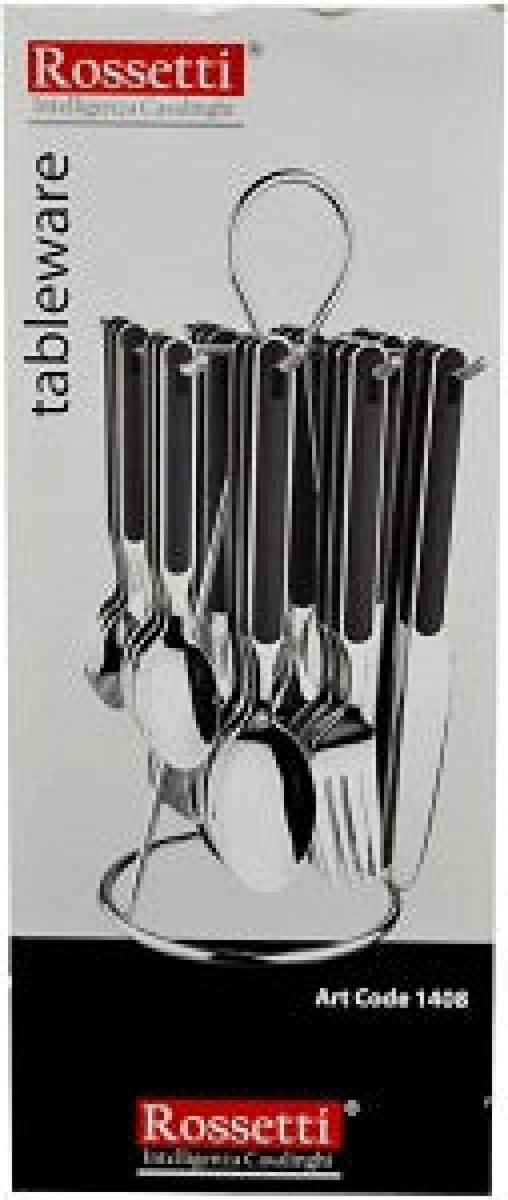 Stainless Steel Cutlery Set Black 1408 x24